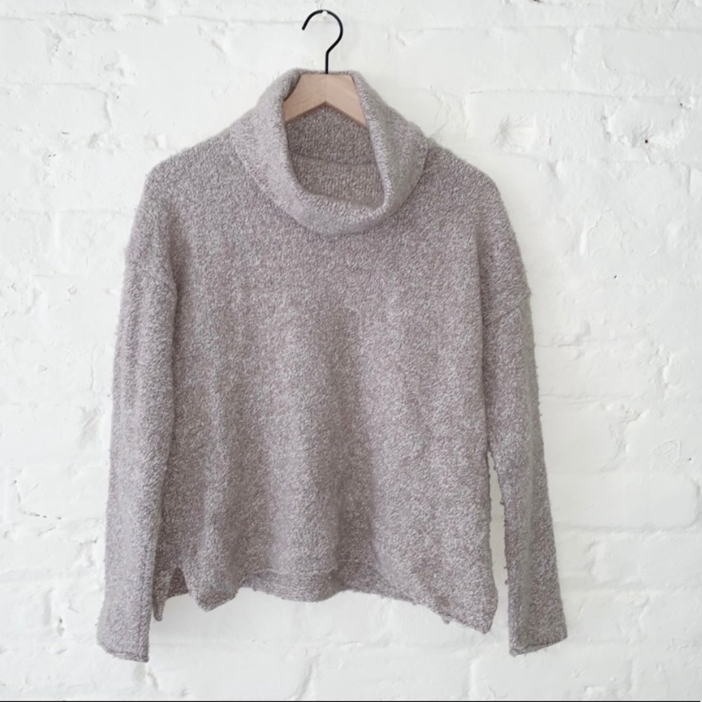 Athleta Brindle Cowl Neck Sweater
